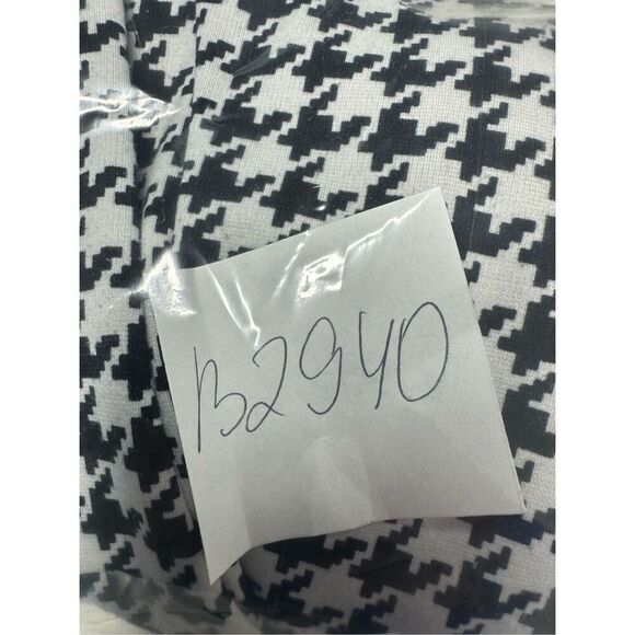 LOFT Sweater Womens M/L Blue Flecked Side Tie Poncho Speckled Oversized Cotton - Picture 16 of 16